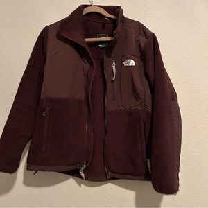 North Face Polartec Full Zip Jacket in Brown